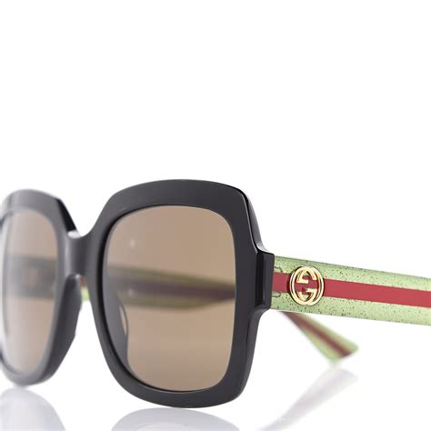 gucci 0036s square sunglasses|gucci women's oversized square sunglasses.